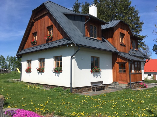 Horský apartmán Zvonička, Rejvíz, pohled z jihu