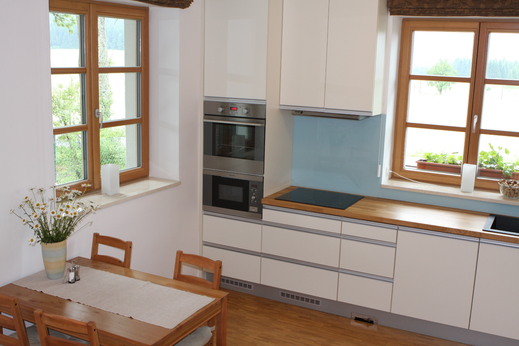 Horský apartmán Zvonička, Rejvíz, kuchyň v apartmánu