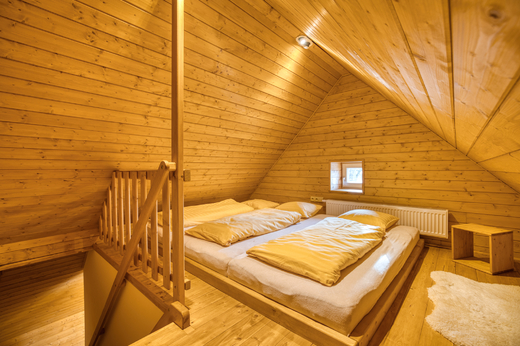 Mezonetový pokoj Třezalka, ložnice